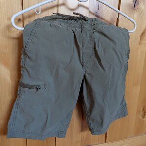 Boys Eddie Bauer Dark Green Shorts Size 14